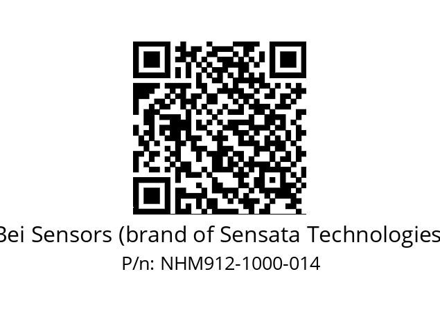  NHM9_12//5NC9//01000C50//NBR// Bei Sensors (brand of Sensata Technologies) NHM912-1000-014