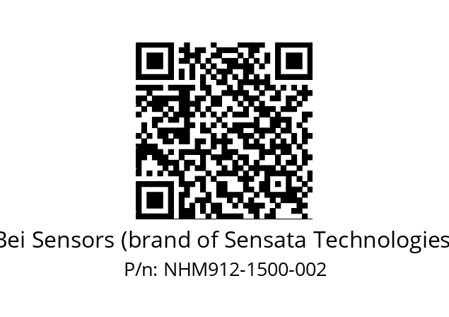  NHM9_12//5VM//M15//V3R020// Bei Sensors (brand of Sensata Technologies) NHM912-1500-002