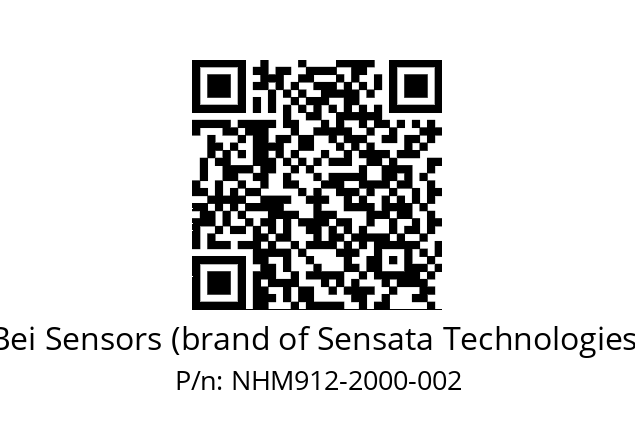  NHM9_12//5VM//M20//VBR// Bei Sensors (brand of Sensata Technologies) NHM912-2000-002