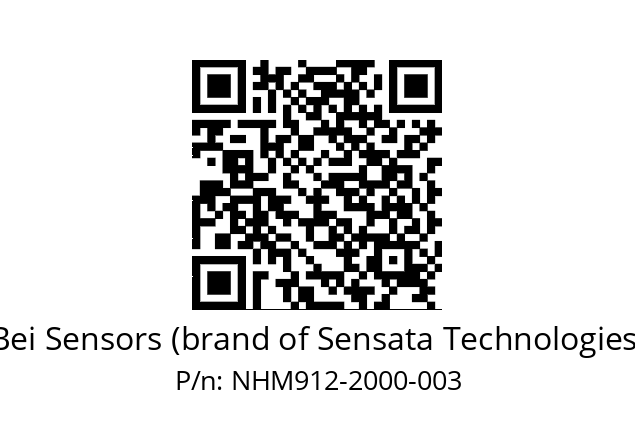  NHM9_12//5V4//M20//V6A// Bei Sensors (brand of Sensata Technologies) NHM912-2000-003