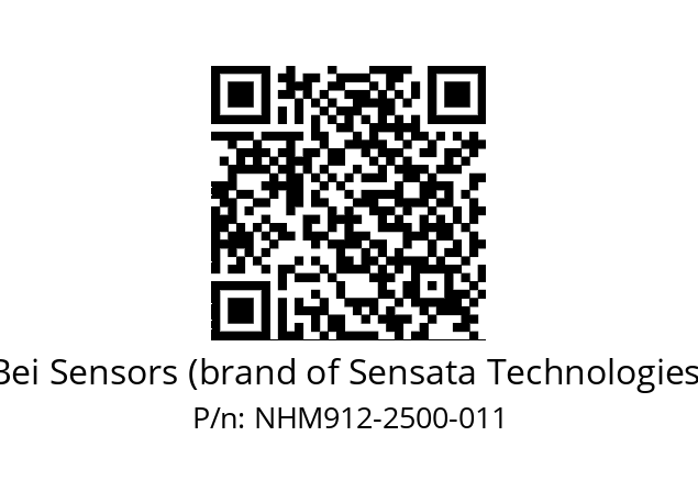  NHM9_12//5NC9//02500D50//N6R// Bei Sensors (brand of Sensata Technologies) NHM912-2500-011