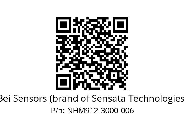  NHM9_12//5VM//M30//V3A020// Bei Sensors (brand of Sensata Technologies) NHM912-3000-006