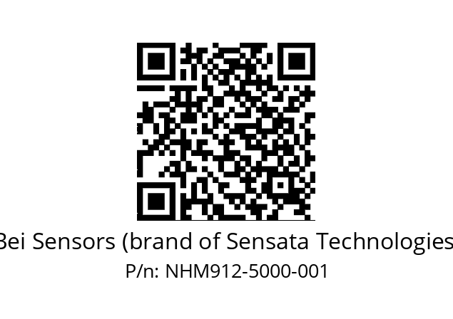  NHM9_12//5NCN//05000C12//N3R020// Bei Sensors (brand of Sensata Technologies) NHM912-5000-001