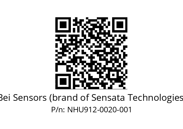  NHU9_12//2VM//D20//V3R020//U0---- Bei Sensors (brand of Sensata Technologies) NHU912-0020-001