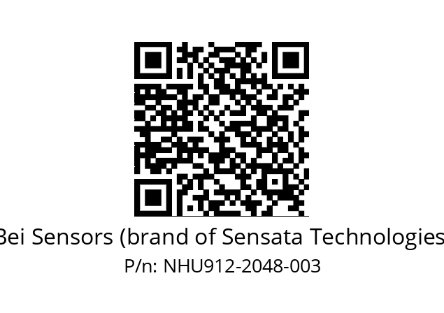  NHU9_12//2NA9//02048M30//N6R//U0---- Bei Sensors (brand of Sensata Technologies) NHU912-2048-003