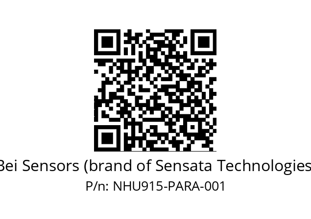  NHU9_15//5NL9//01024PAR//N3R030//U0---- Bei Sensors (brand of Sensata Technologies) NHU915-PARA-001