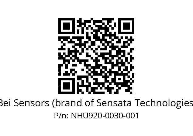  NHU9_20//5V1//D30//V6R//U0---- Bei Sensors (brand of Sensata Technologies) NHU920-0030-001