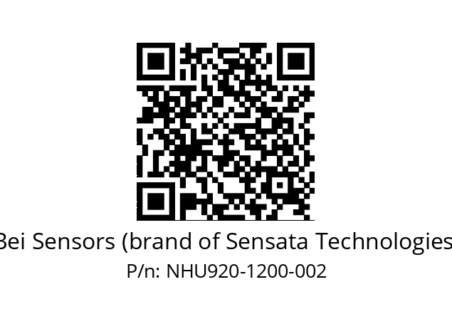  NHU9_20//5V3//M12//V3R020//U0D4-- Bei Sensors (brand of Sensata Technologies) NHU920-1200-002