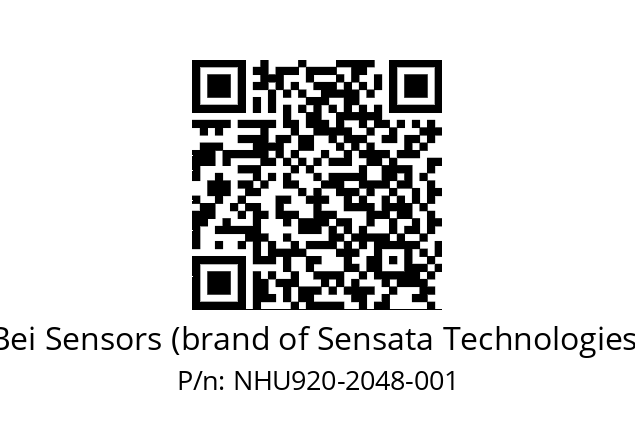  NHU9_20//5NI9//02048C80//N3R030//U0---- Bei Sensors (brand of Sensata Technologies) NHU920-2048-001