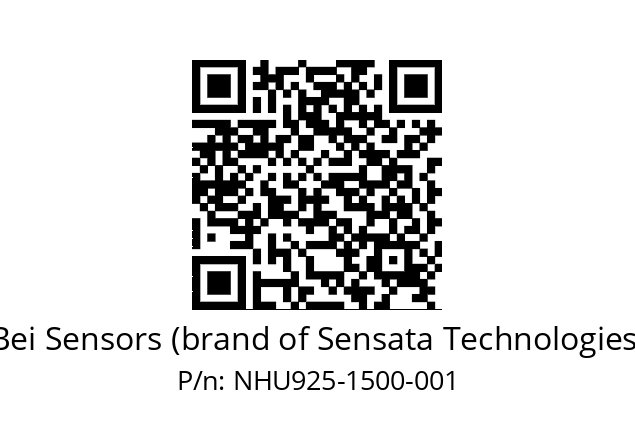  NHU9_25//5VP//M15//V6R//U0---- Bei Sensors (brand of Sensata Technologies) NHU925-1500-001