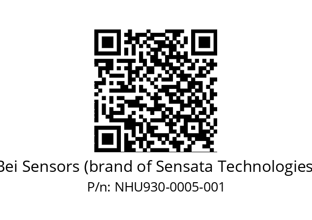  NHU9_30//5VP//D05//V6R//--DA-- Bei Sensors (brand of Sensata Technologies) NHU930-0005-001