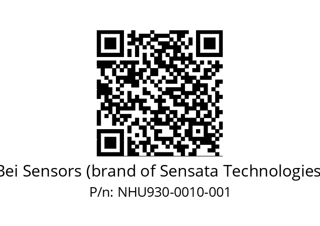  NHU9_30//5V2//D10//V3R050//--DA-- Bei Sensors (brand of Sensata Technologies) NHU930-0010-001