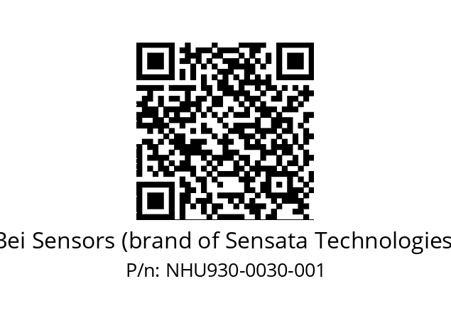  NHU9_30//5V2//D30//V6R// Bei Sensors (brand of Sensata Technologies) NHU930-0030-001