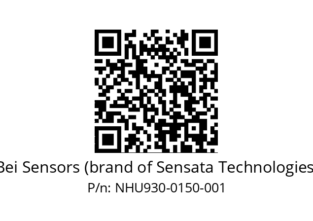  NHU9_30//5V3//C15//V3R090// Bei Sensors (brand of Sensata Technologies) NHU930-0150-001