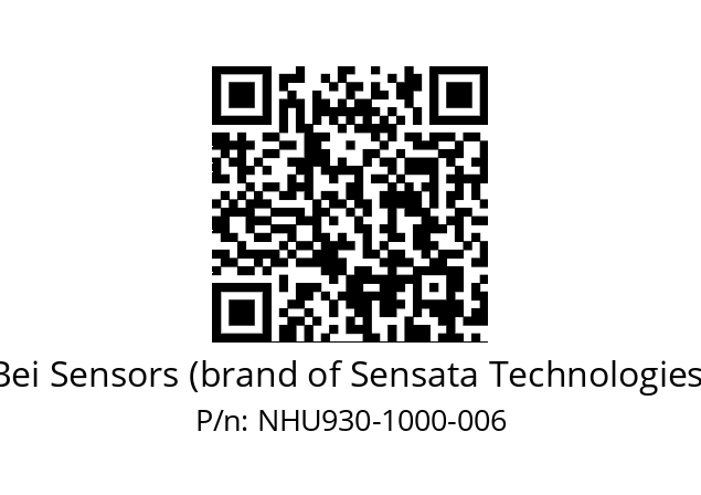  NHU9_30//5V2//M10//V6R//--DA-- Bei Sensors (brand of Sensata Technologies) NHU930-1000-006