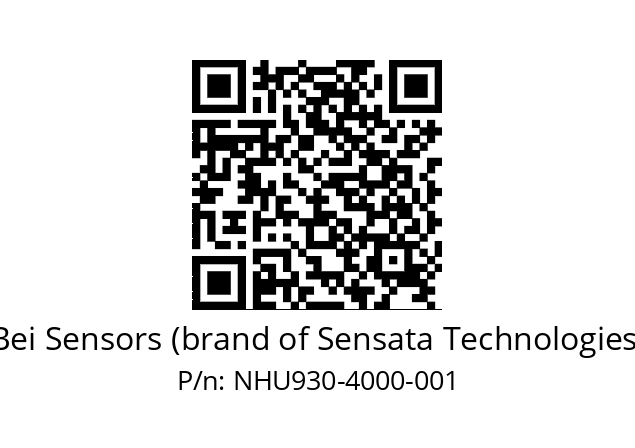  NHU9_30//5V2//M40//V6R// Bei Sensors (brand of Sensata Technologies) NHU930-4000-001