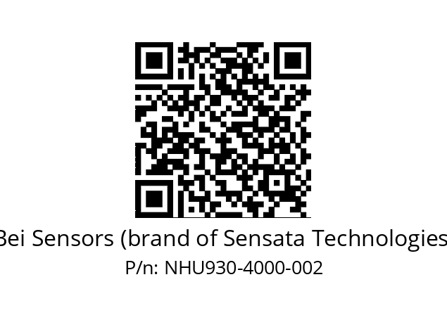  NHU9_30//5V3//M40//V6R//--DA-- Bei Sensors (brand of Sensata Technologies) NHU930-4000-002