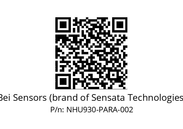  NHU9_30//5V2//PAR//V3R200//--DA-- Bei Sensors (brand of Sensata Technologies) NHU930-PARA-002