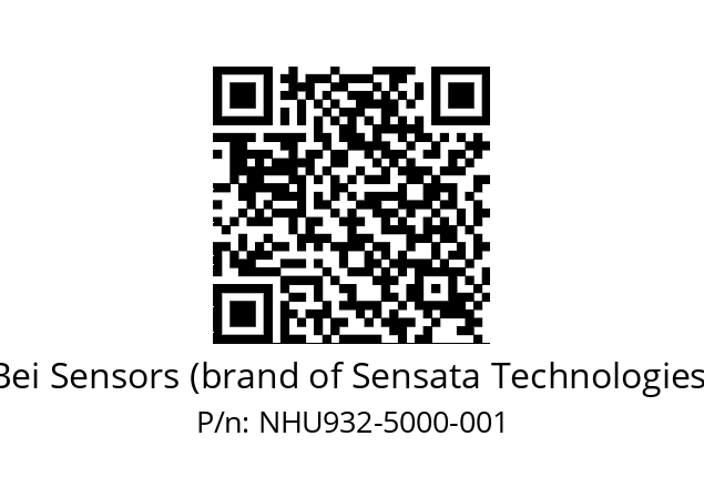  NHU9_32//5NI9//05000C70//N6R// Bei Sensors (brand of Sensata Technologies) NHU932-5000-001