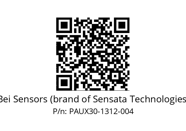  PAUX_30//PSSB//13B12D5//S5R100// Bei Sensors (brand of Sensata Technologies) PAUX30-1312-004