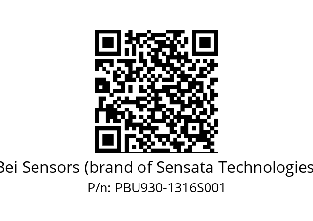   Bei Sensors (brand of Sensata Technologies) PBU930-1316S001