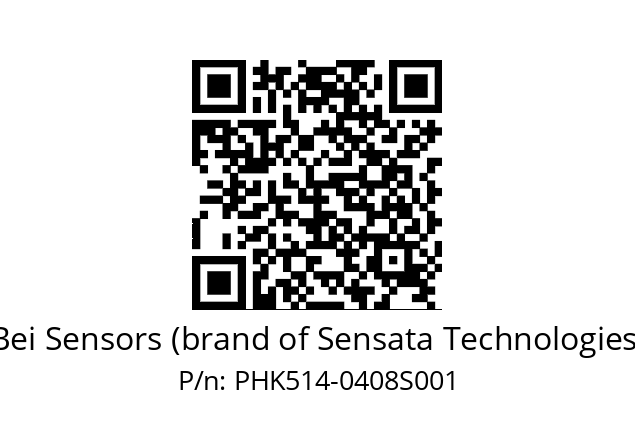  PHK5S14//5S6G//04B08//00A//--D3DJ Bei Sensors (brand of Sensata Technologies) PHK514-0408S001