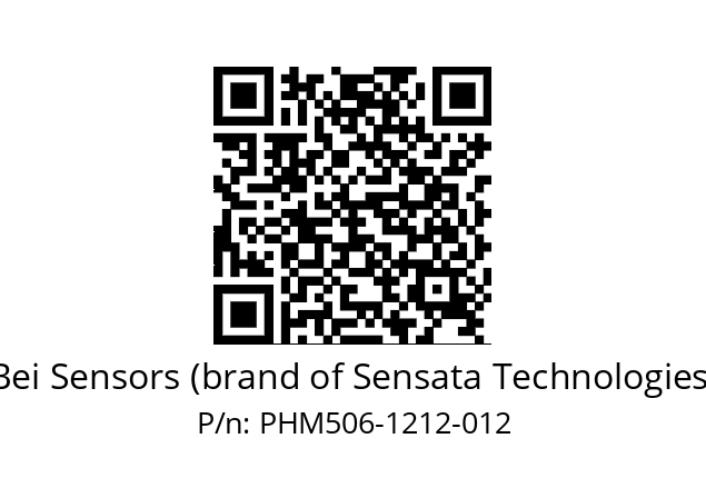  PHM5_06//PS5B//12B12//S3A020//--03-- Bei Sensors (brand of Sensata Technologies) PHM506-1212-012