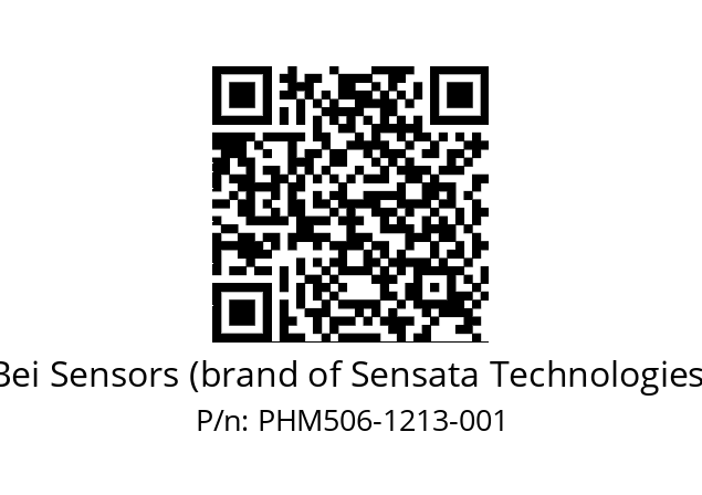  PHM5_06//PSSG//12B13D5//T6R//--03-- Bei Sensors (brand of Sensata Technologies) PHM506-1213-001