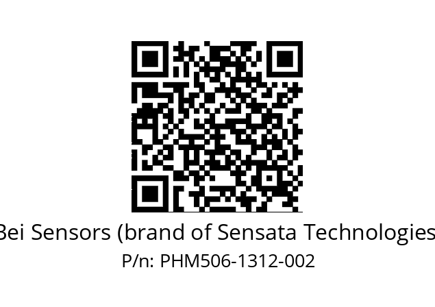  PHM5_06//PPXG//13B12D5//P6R// Bei Sensors (brand of Sensata Technologies) PHM506-1312-002