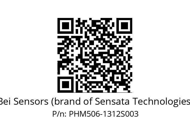   Bei Sensors (brand of Sensata Technologies) PHM506-1312S003