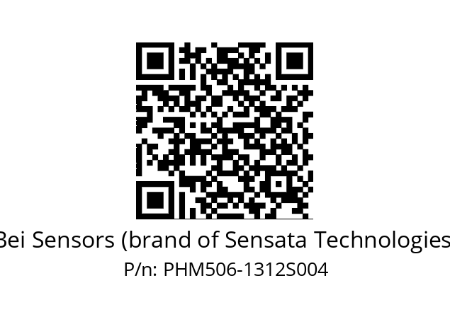  PHM5S06//PSSG/0F/13B12D5//SDR// Bei Sensors (brand of Sensata Technologies) PHM506-1312S004