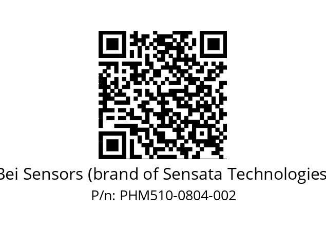  PHM5_10//PS5G//08B04//S3A020// Bei Sensors (brand of Sensata Technologies) PHM510-0804-002