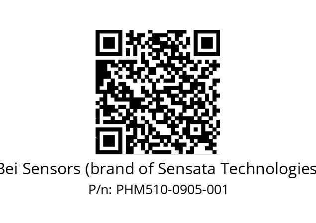  PHM5_10//PSSG//09B05D5//S6R// Bei Sensors (brand of Sensata Technologies) PHM510-0905-001