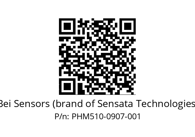  PHM5_10//PSSG//09B07D4//S6R// Bei Sensors (brand of Sensata Technologies) PHM510-0907-001