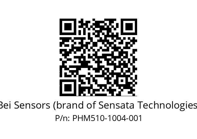  PHM5_10//PSSG//10B04D5//S6R//--05-- Bei Sensors (brand of Sensata Technologies) PHM510-1004-001