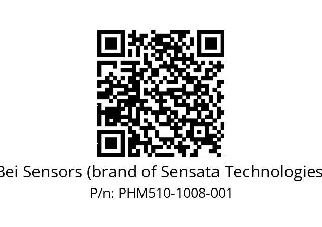  PHM5_10//PSSG//10B08D5//S6R// Bei Sensors (brand of Sensata Technologies) PHM510-1008-001