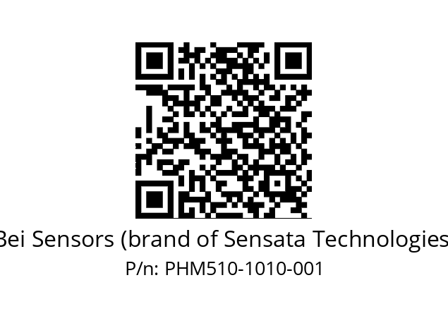  PHM5_10//PSSG//10B10D5//S5R030//--03-- Bei Sensors (brand of Sensata Technologies) PHM510-1010-001