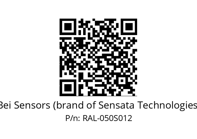   Bei Sensors (brand of Sensata Technologies) RAL-050S012