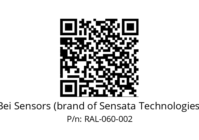  9414/F5-8230/020-G2-060 Bei Sensors (brand of Sensata Technologies) RAL-060-002