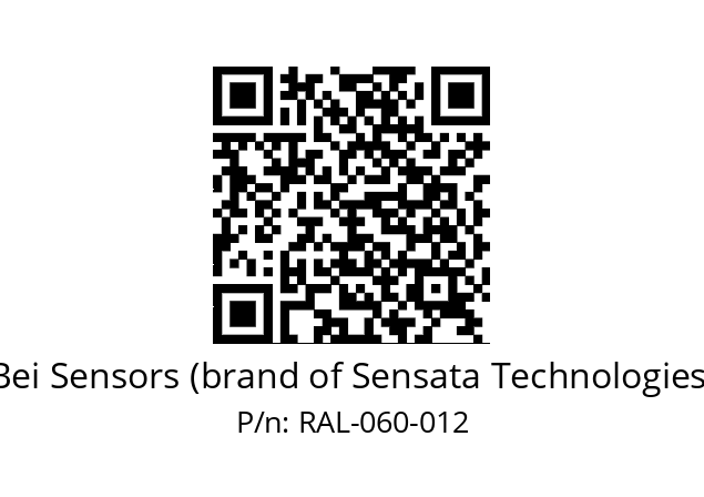  9416/076-8230/005-G6-060 Bei Sensors (brand of Sensata Technologies) RAL-060-012