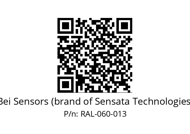  9414/F8-8230/020-GD-060 Bei Sensors (brand of Sensata Technologies) RAL-060-013