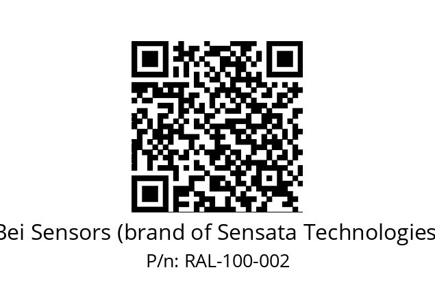  9416/006P-8230/004-CP-100 Bei Sensors (brand of Sensata Technologies) RAL-100-002