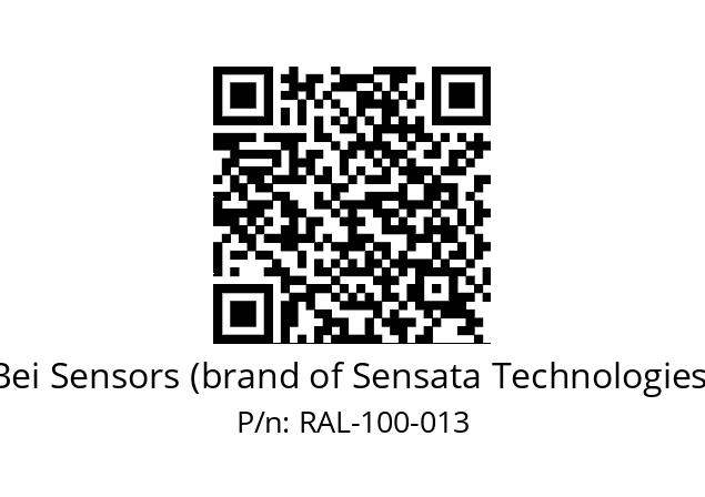  9414/F8-8230/020-GD-100 Bei Sensors (brand of Sensata Technologies) RAL-100-013