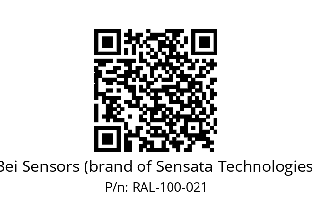  9416/076-8230/050-V6-100 Bei Sensors (brand of Sensata Technologies) RAL-100-021