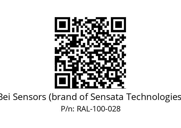  9416/055-8230/050-G8-100 Bei Sensors (brand of Sensata Technologies) RAL-100-028