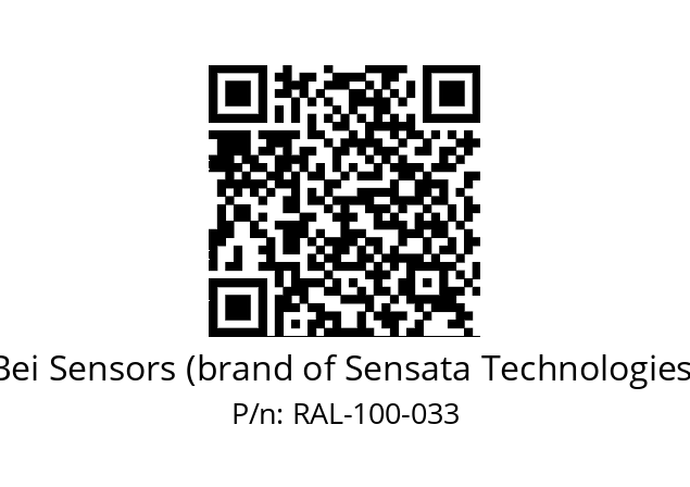  9414/F5-8230/007-G2-100 Bei Sensors (brand of Sensata Technologies) RAL-100-033