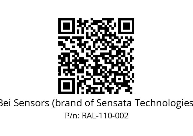  9416/076-8230/070-C6-110 Bei Sensors (brand of Sensata Technologies) RAL-110-002