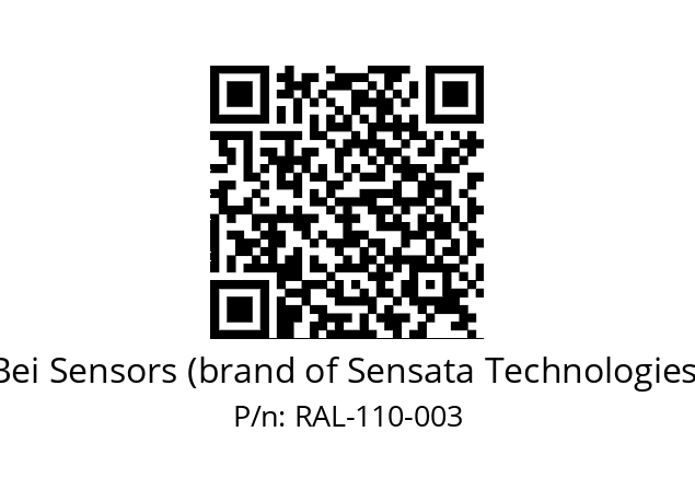  9416/076-8230/070-S6-110 Bei Sensors (brand of Sensata Technologies) RAL-110-003