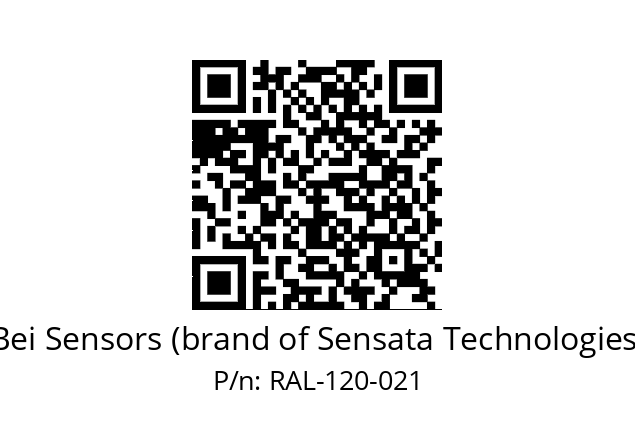  9416/006P-8230/004-CP-120 Bei Sensors (brand of Sensata Technologies) RAL-120-021