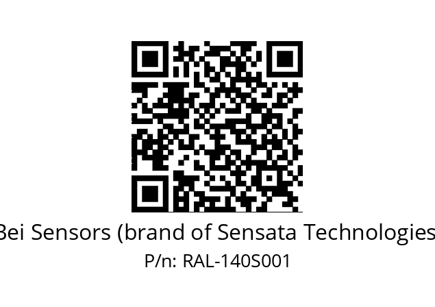  9416/006P-8230/004-00-140 Bei Sensors (brand of Sensata Technologies) RAL-140S001